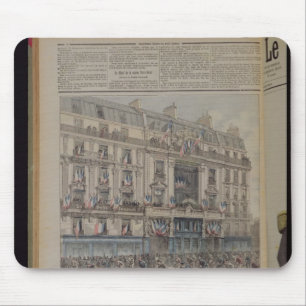 The start of the Paris-Brest bicycle race Mouse Pad