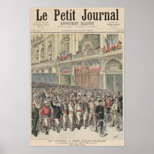 The Start of the Road Race Poster