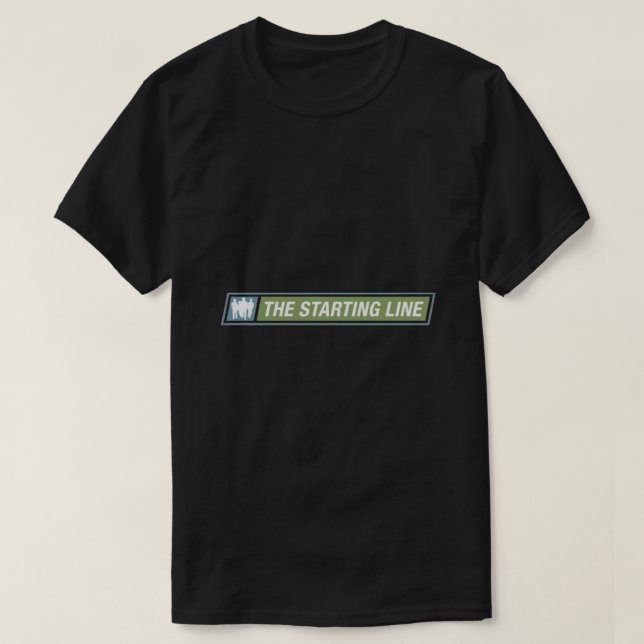 The Starting Line Logo Band (Black) Classic T-Shir T-Shirt (Design Front)