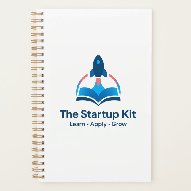 The Startup Kit | Hard Planner (Small 5.5″ x 8.5″) (Front)