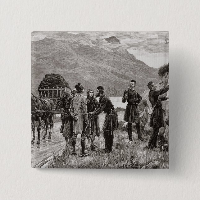 The State of Ireland 15 Cm Square Badge (Front)