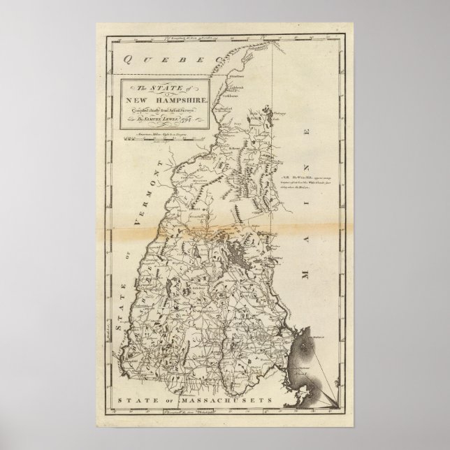 The State of New Hampshire Poster (Front)