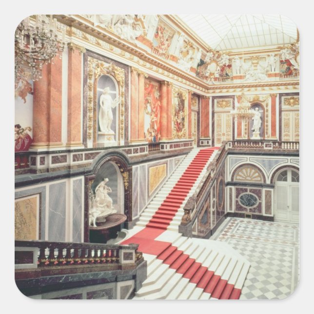 The State Staircase Square Sticker (Front)