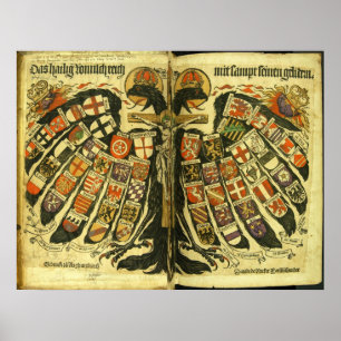 The States of the Holy Roman Empire Jost de Negker Poster