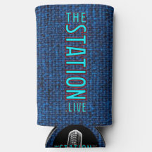The Station Blue Tweed Cooler