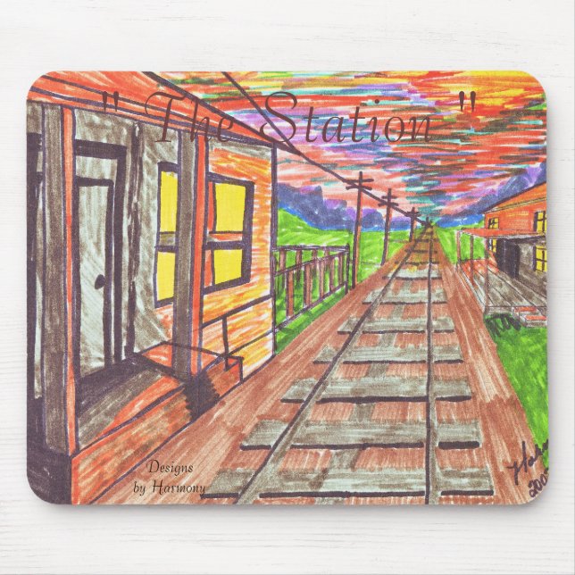 " The Station " Mouse Pad (Front)