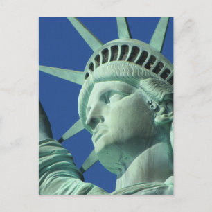 The Statue Of Liberty At New York City Postcard