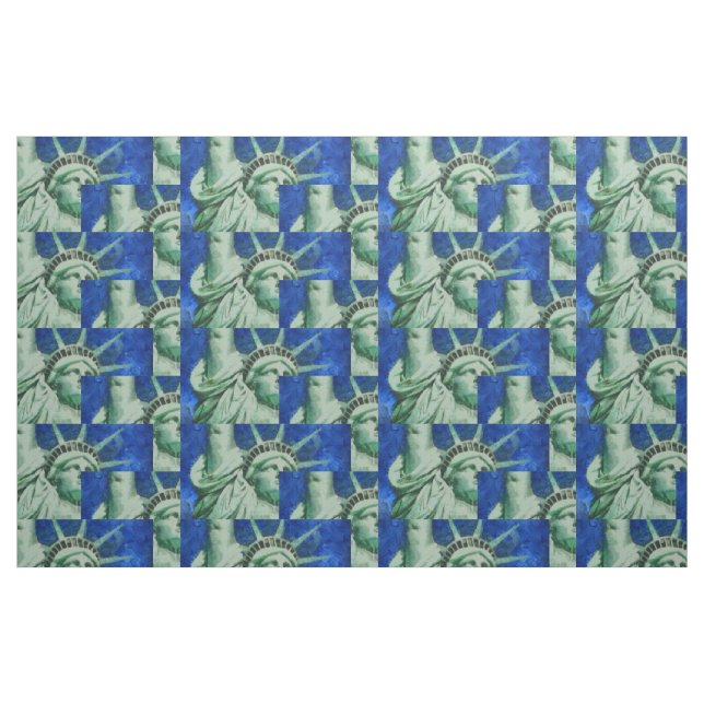 The Statue of Liberty Fabric (Fat Quarter)