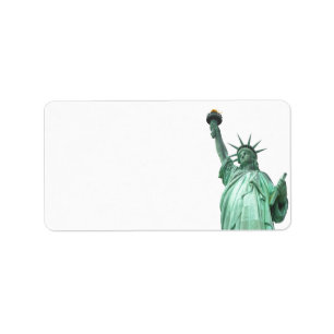 The Statue of Liberty, New York City Label
