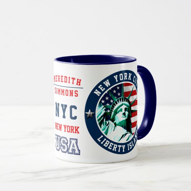 The Statue of Liberty | New York, NY Mug (Front Right)