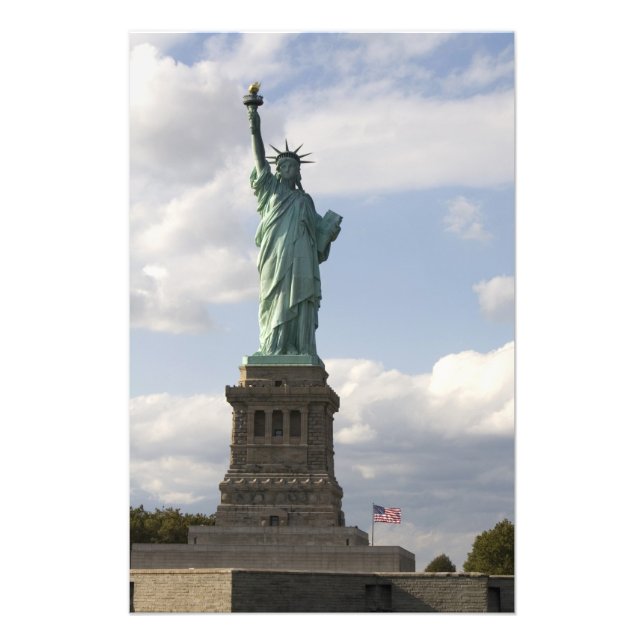 The Statue of Liberty on Liberty Island in New Photo Print (Front)