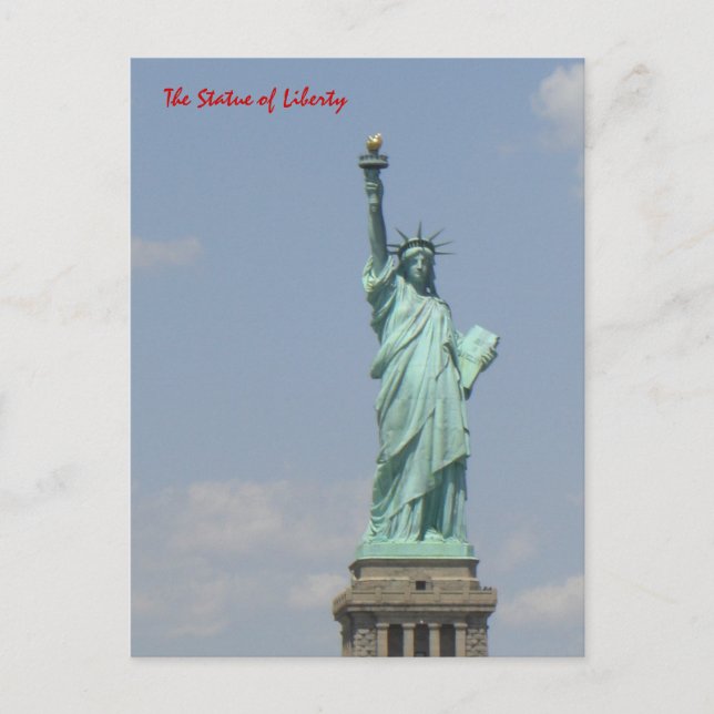 The Statue of Liberty Postcard (Front)