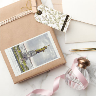 The Statue of Liberty, The Great Bartholdi Statue Rectangular Sticker