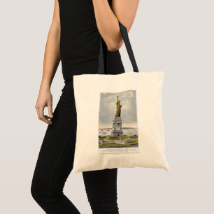 The Statue of Liberty, The Great Bartholdi Statue Tote Bag