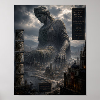 The Statue That Moves One Inch Per Year Poster