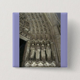 The Statutes of Notre Dame 15 Cm Square Badge