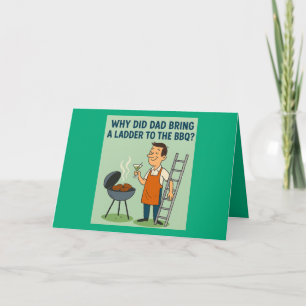 “The Steaks Were High” Father’s Day Thank You Card
