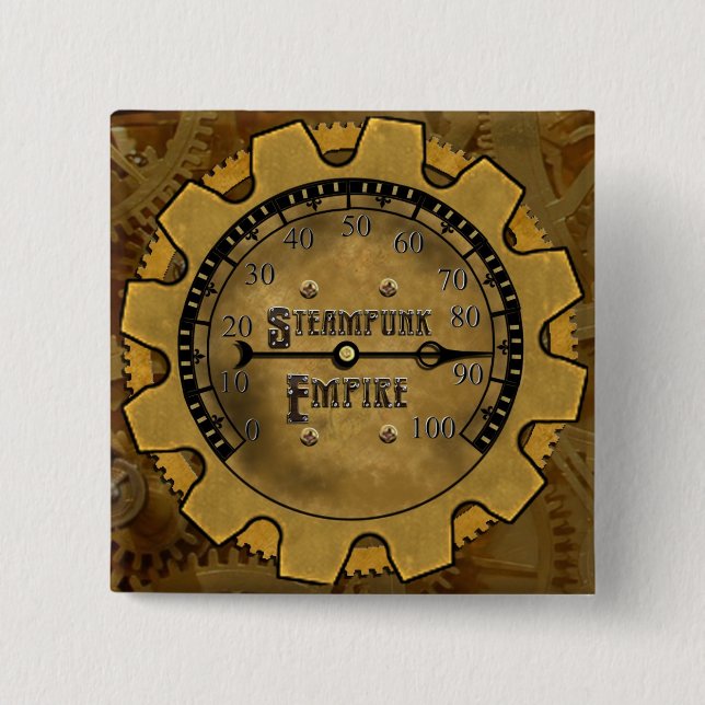 The Steampunk Empire Pin (Front)