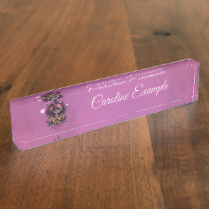The Steampunk Owl: Guardian of Secrets. Nameplate