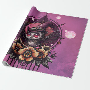 The Steampunk Owl: Guardian of Secrets. Wrapping Paper