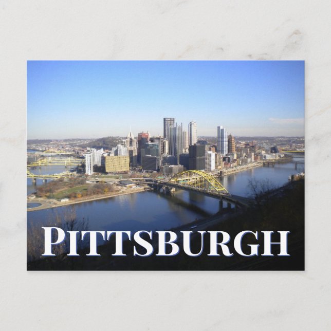 The Steel City | Pittsburgh, PA Postcard (Front)