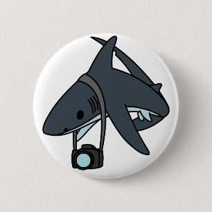 The Steel Shark 6 Cm Round Badge