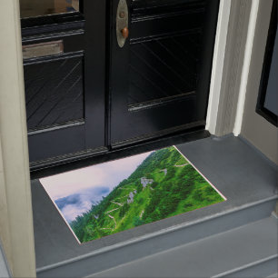 The steep path on the mountain doormat