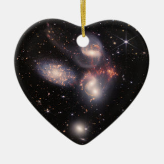 The Stephan's Quintet Galaxies | JWST Ceramic Ornament