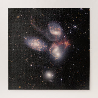 The Stephan's Quintet Galaxies | JWST Jigsaw Puzzle