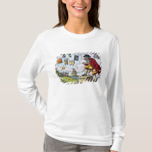 The Stepping Stone,John Bull peeping into T-Shirt