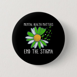 The Stigma Mental Health Awareness 1 6 Cm Round Badge