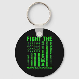 The Stigma Mental Health Awareness Depression Anxi Key Ring