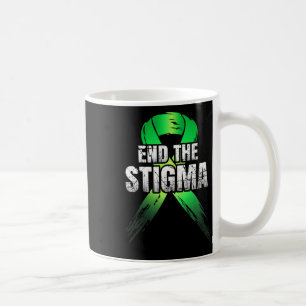 The Stigma - Mental Health Awareness Green Ribbon Coffee Mug