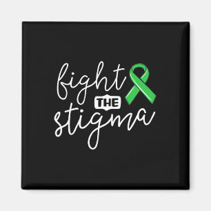 The Stigma Mental Health Awareness Green Ribbon Magnet
