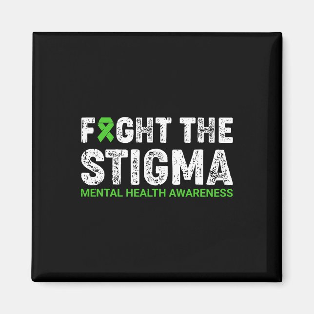 The Stigma Mental Health Awareness Warrior Counsel Magnet (Front)