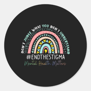 The Stigma Rainbow  Classic Round Sticker