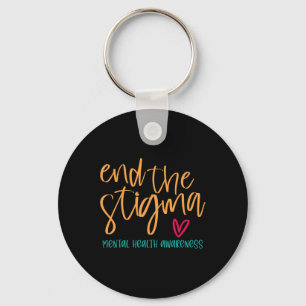 The Stigma Support Ptsd Mental Health Problems Hea Key Ring
