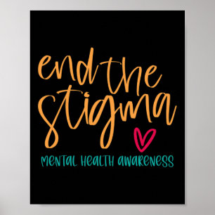The Stigma Support Ptsd Mental Health Problems Hea Poster