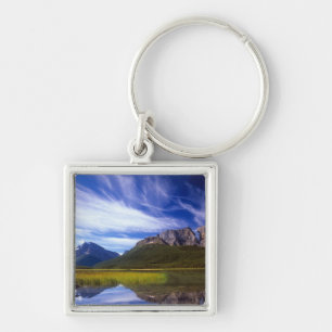 The still waters of Waterfowl Lake make a Key Ring