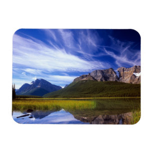 The still waters of Waterfowl Lake make a Magnet