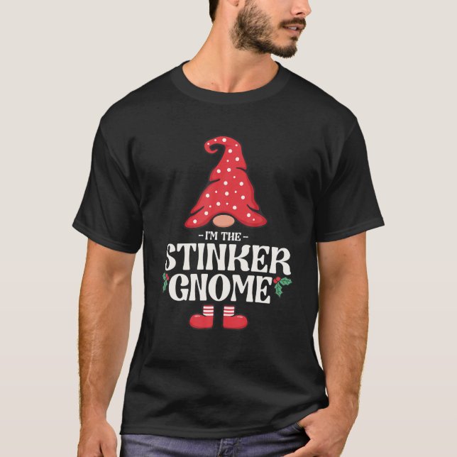 The Stinker Gnome Funny Family Matching Group T-Shirt (Front)