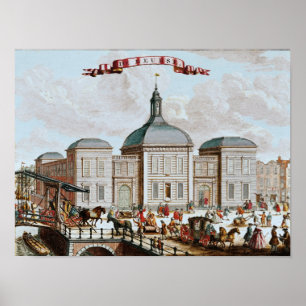 The Stock Exchange, Amsterdam, 1743 Poster