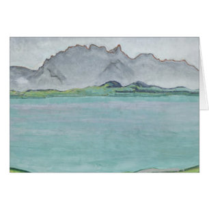 The Stockhorn Mountains and Lake Thun, 1911