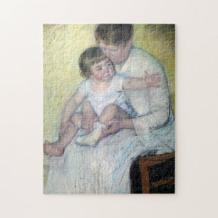 The Stocking, Mary Cassatt Jigsaw Puzzle