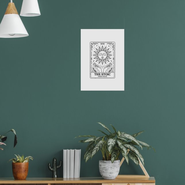  The Stoic Tarot Card: Inner Peace  Poster (Living Room 1)