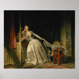 The Stolen Kiss by Fragonard, Large Poster