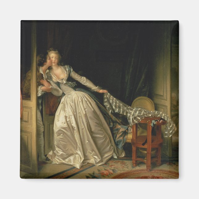The Stolen Kiss by Jean-Honore Fragonard Magnet (Front)