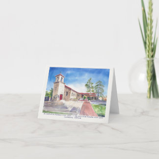  "The Stone Church" of LA Crescenta Blank Card