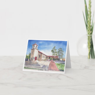  "The Stone Church" of LA Crescenta Blank Card