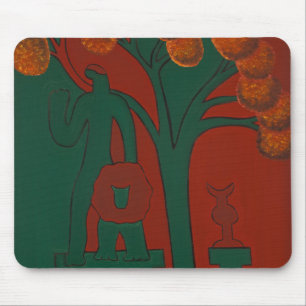 The Stone God and his Lion 2010 Mouse Pad